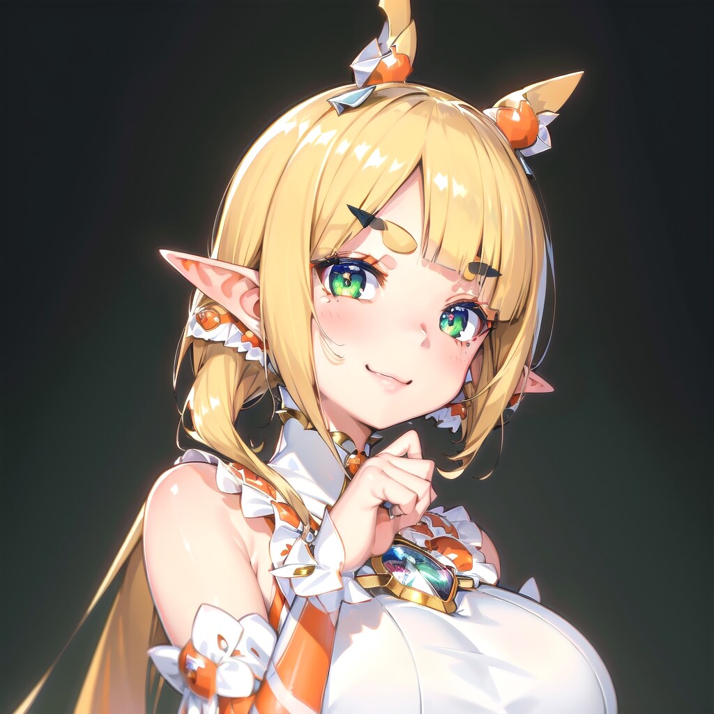 姫カット麻呂眉ぱっつん娘企画作品です