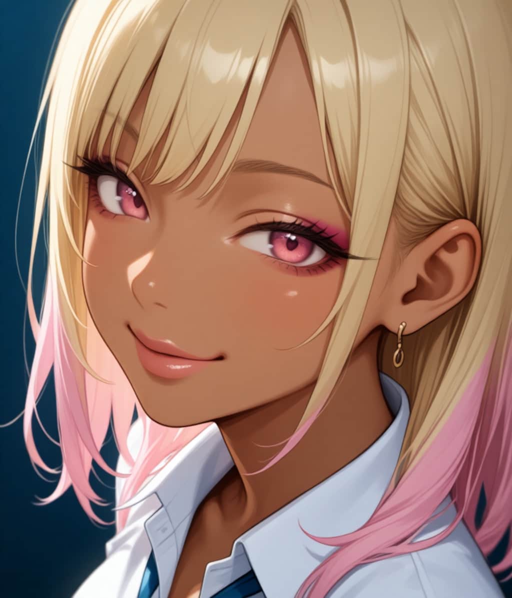 金曜日担当　褐色金髪ギャルちゃん