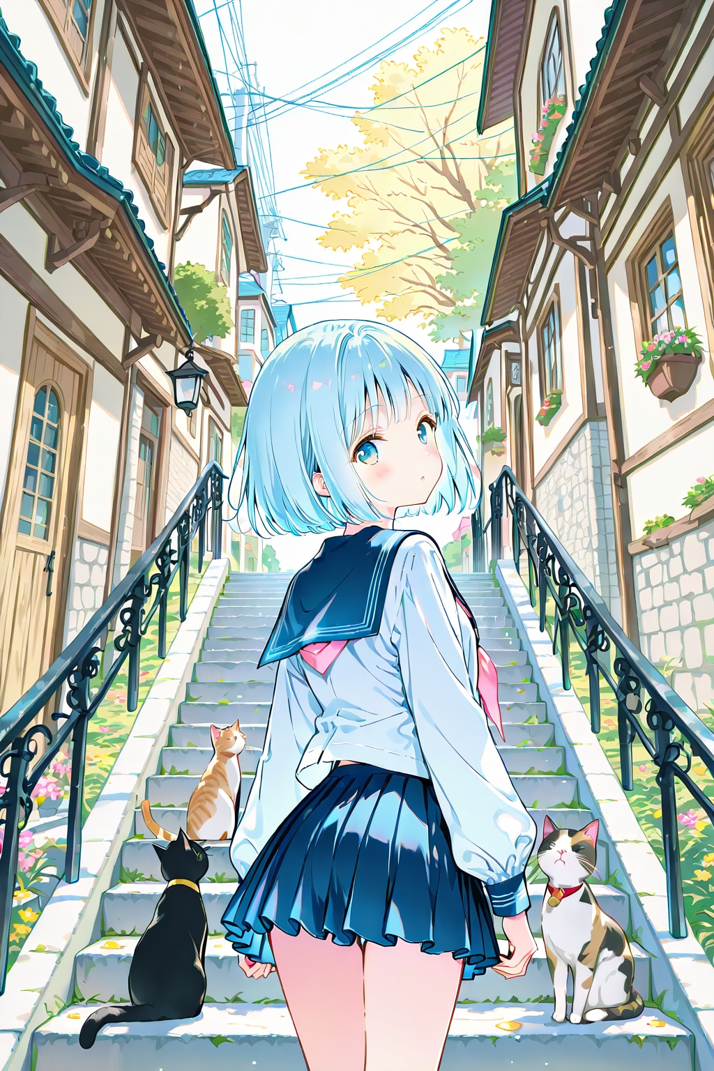 猫の細道(QILIN)(春)(20) | の人気AIイラスト・グラビア