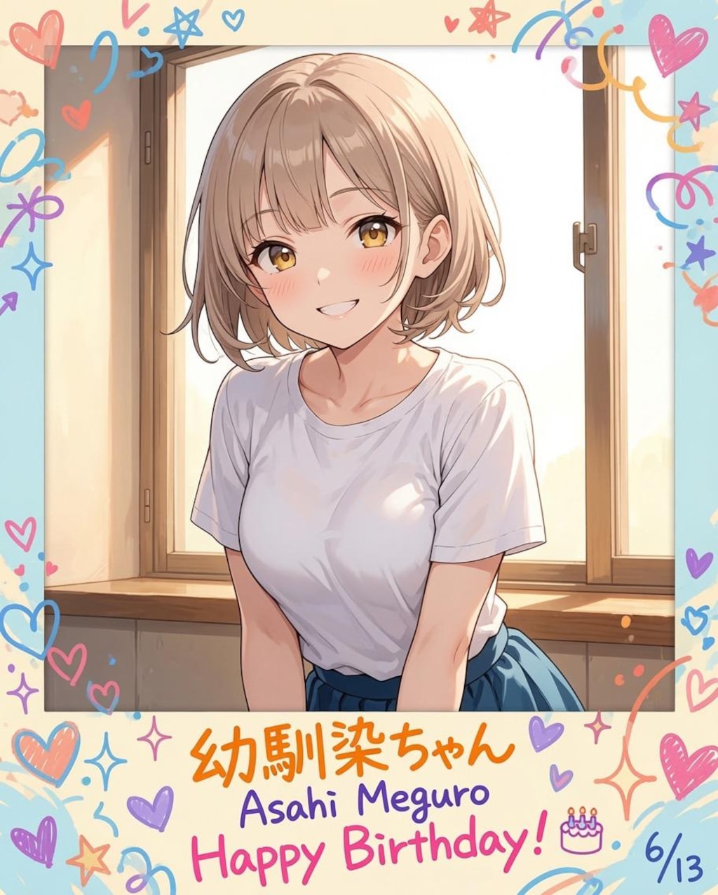 <リカちゃん、幼馴染ちゃん、Sumiちゃん>はぴば！