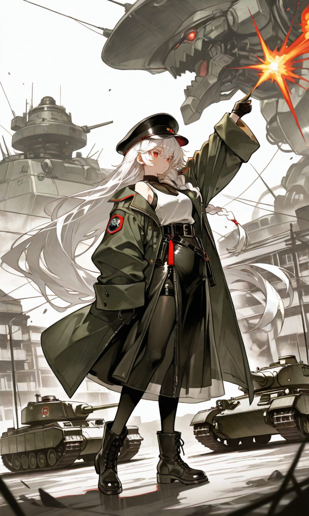 進め！ちちぷい戦車団！