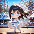 桜坂しずく 遊園地コンサート デフォルメフィギュア風 2枚目