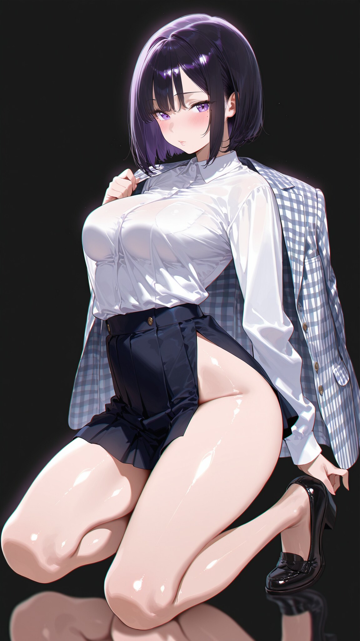 ジャケット女子