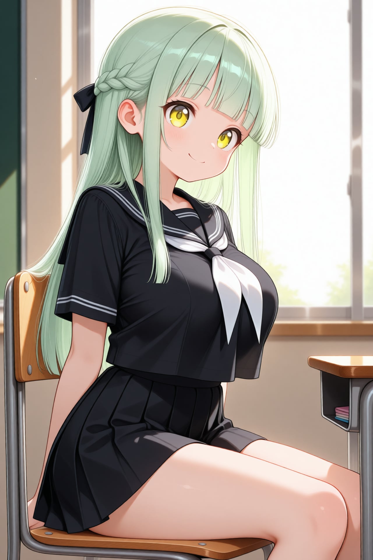 黒セーラー服 | の人気AIイラスト・グラビア