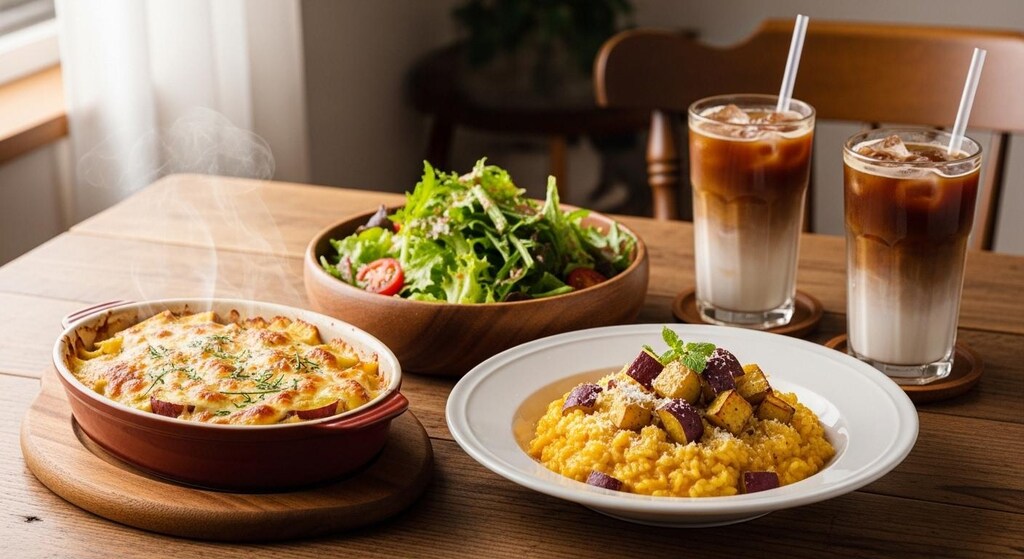 摩訶不思議食堂のさつまいも料理セット