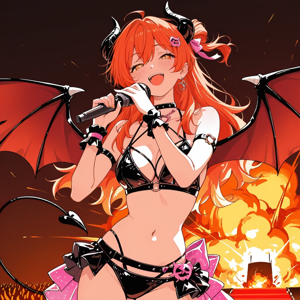 apricotでライブパフォーマンス悪魔っ子260713