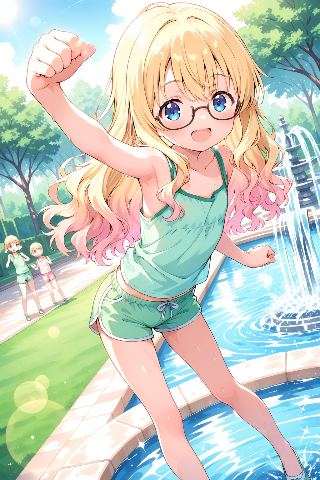 金色の髪の少女