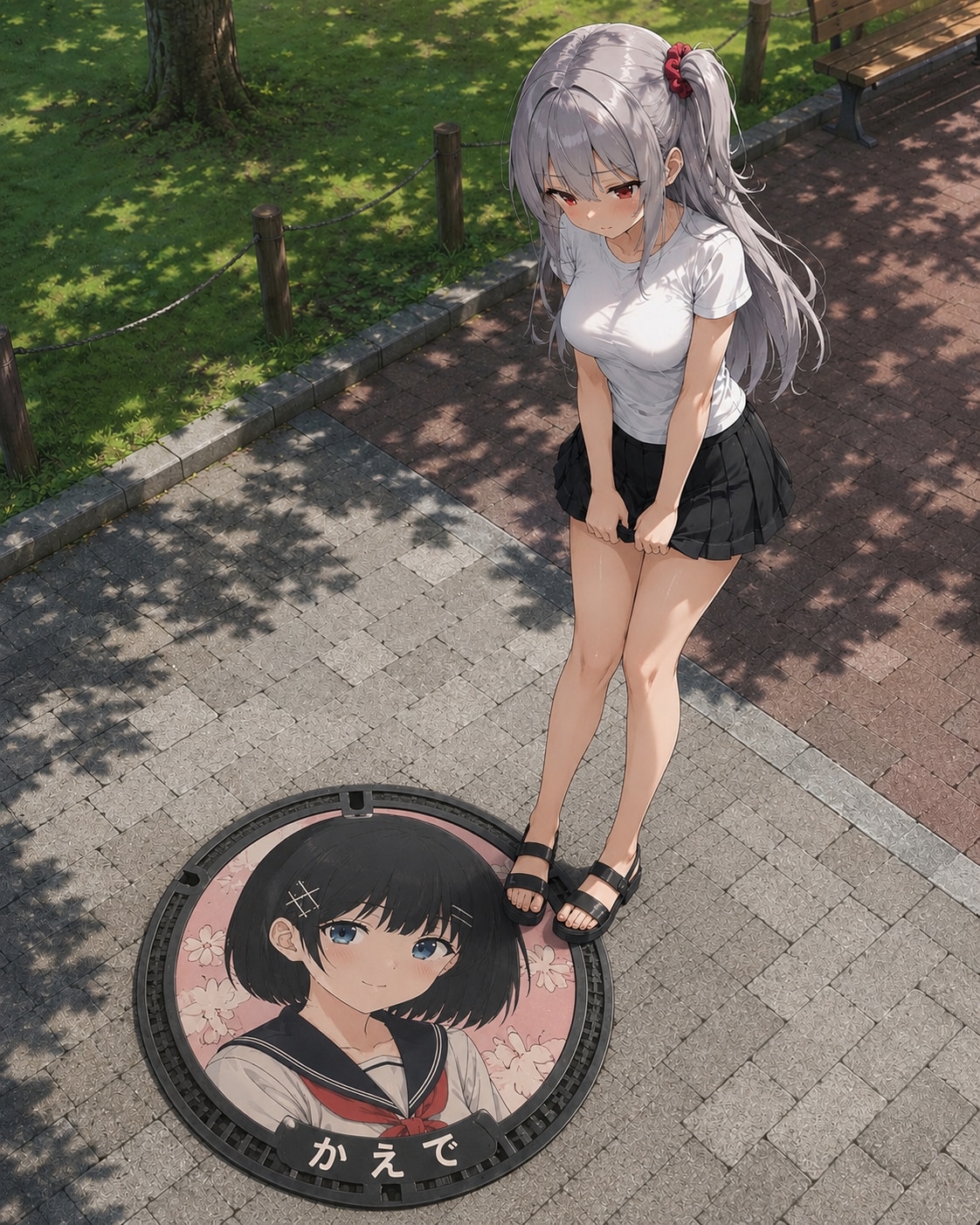 なんか見られてるような・・・