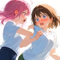 ［リメイク］女の子２人のポーズ集 8枚目