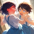 ［リメイク］女の子２人のポーズ集 3枚目