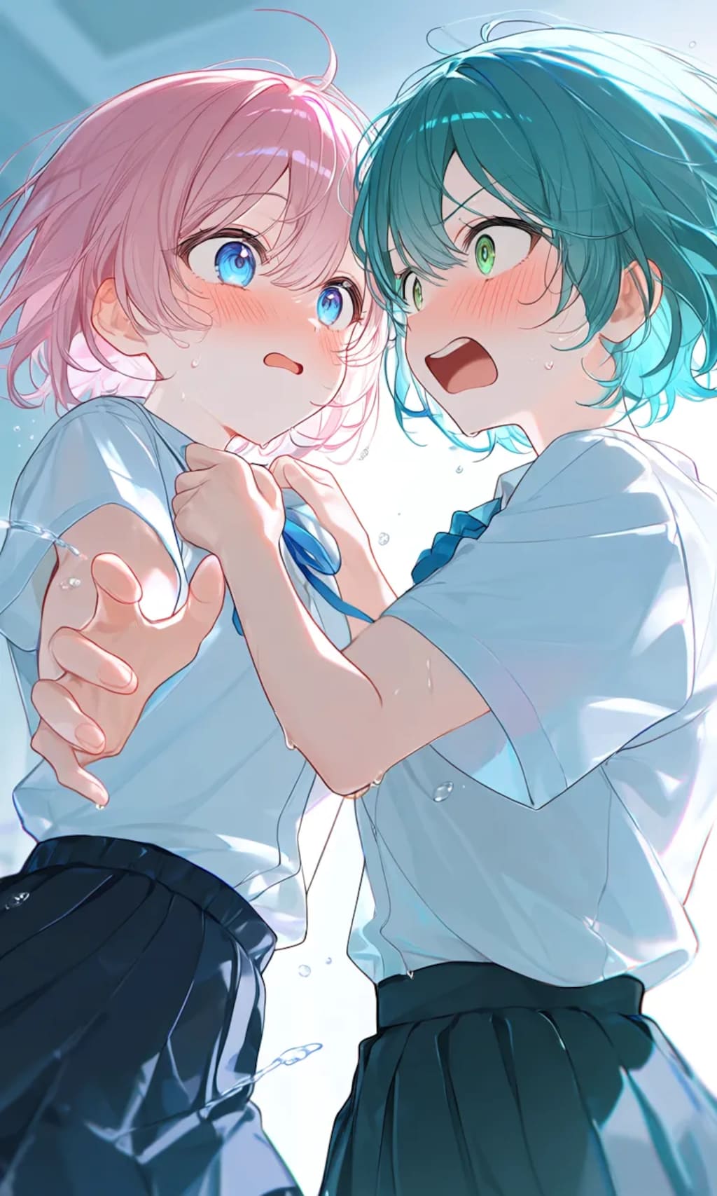 ［リメイク］女の子２人のポーズ集
