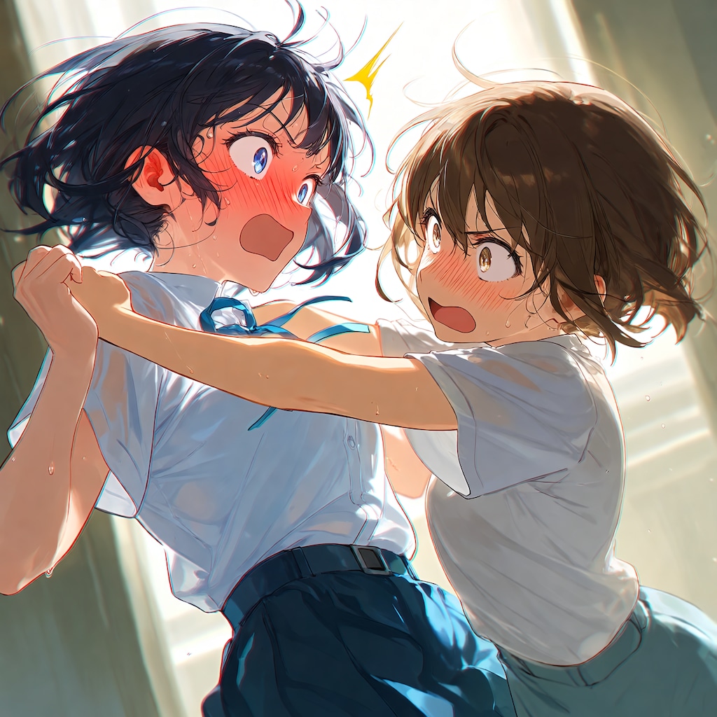［リメイク］女の子２人のポーズ集