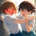 ［リメイク］女の子２人のポーズ集 2枚目
