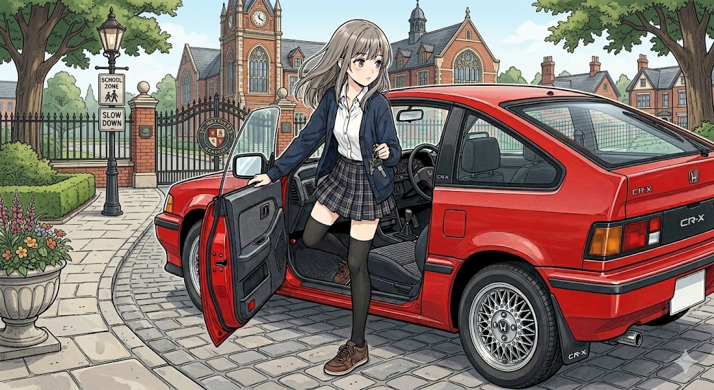 JKとCR-X | の人気AIイラスト・グラビア