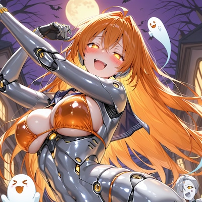 ちちぷい生成メカ娘 2025ハロウィン3