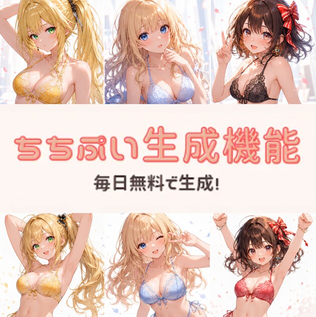 ちちぷい生成機能 毎日無料で生成！