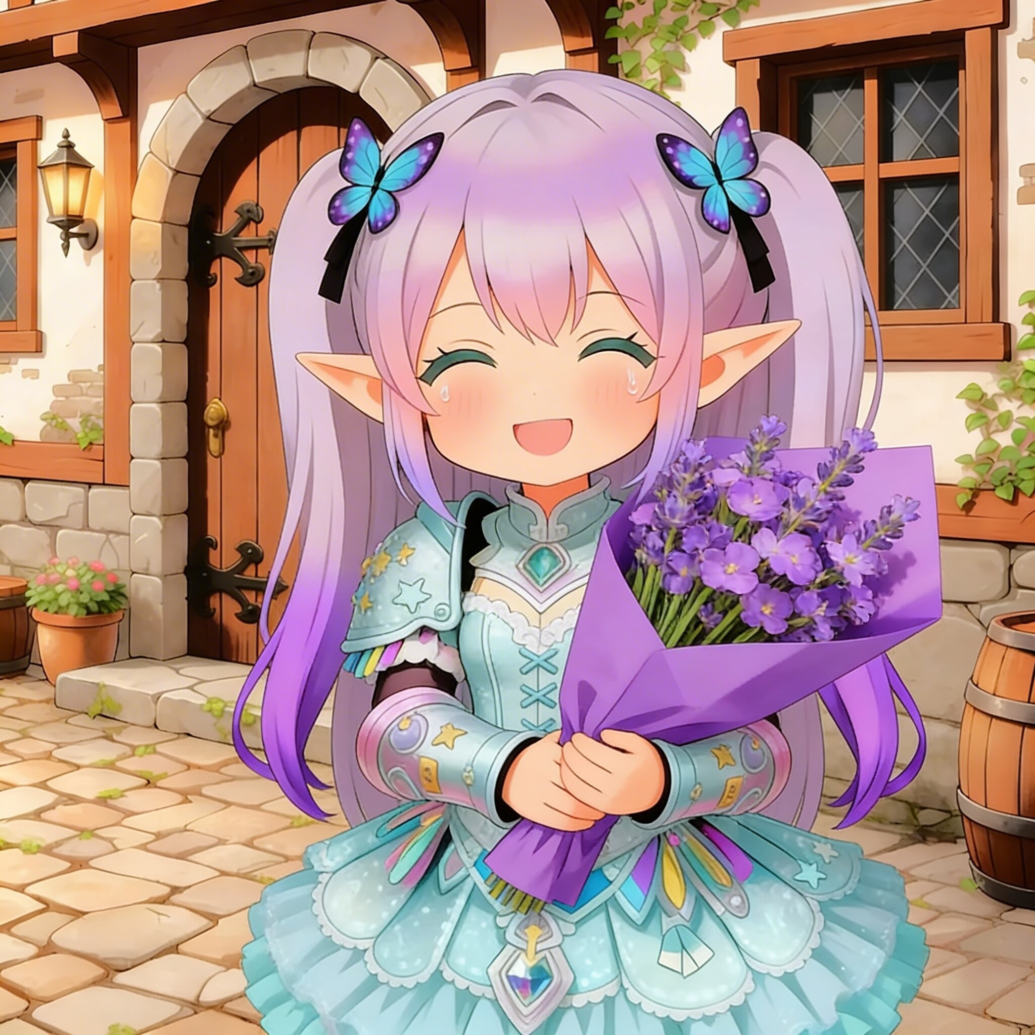 彼女にスミレの花束を