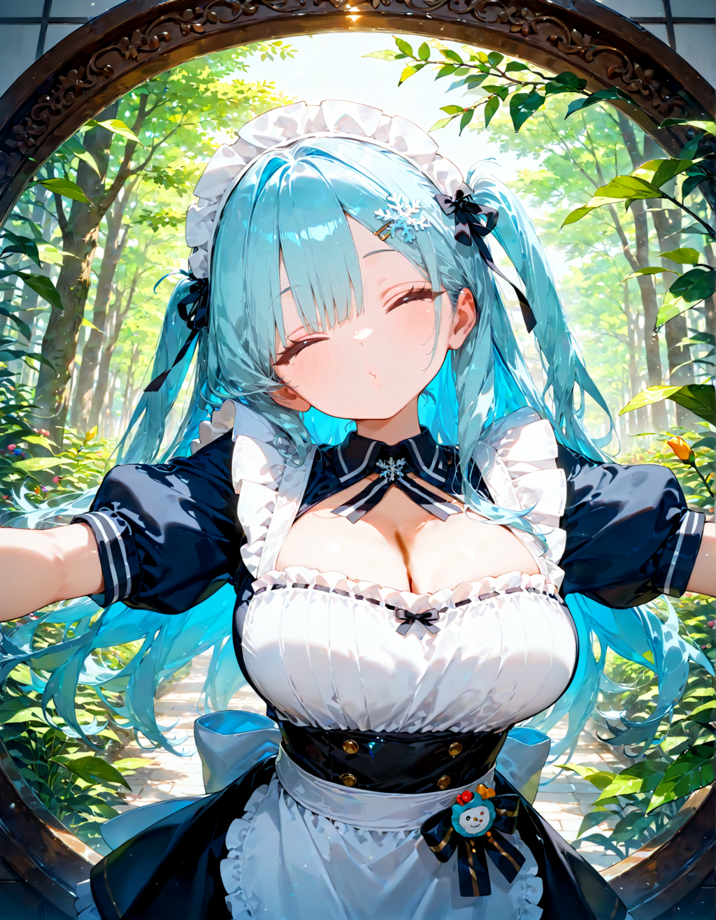 【リクエスト】スーパーメイドさん　キス待ち