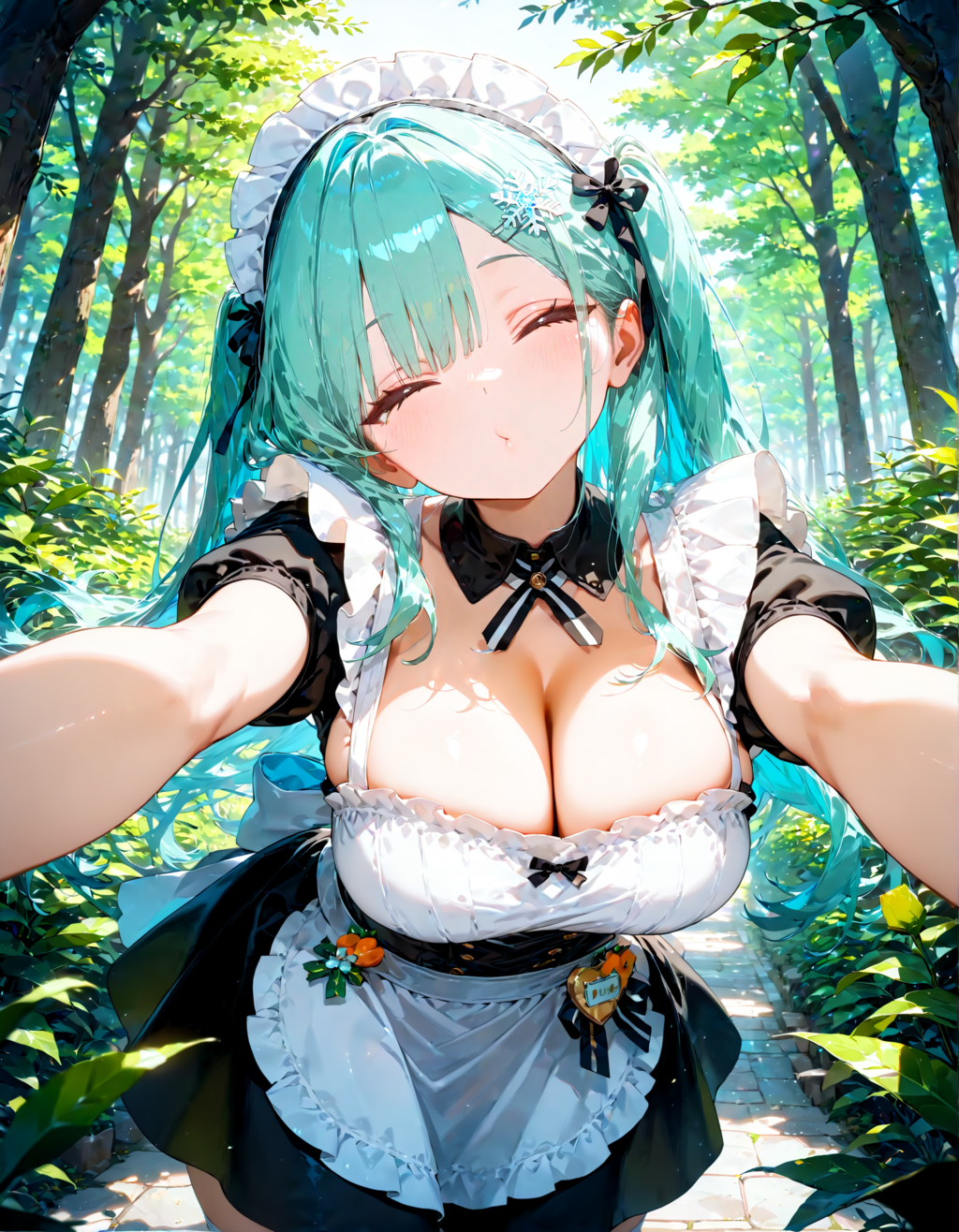 【リクエスト】スーパーメイドさん　キス待ち