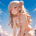 夏・渚・マイクロビキニのさとみん❣️ 4枚目