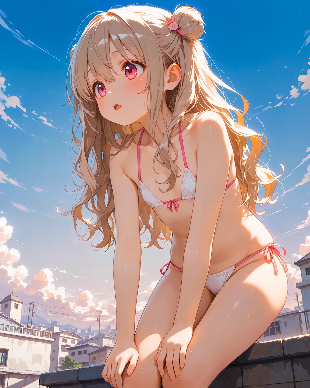 夏・渚・マイクロビキニのさとみん❣️