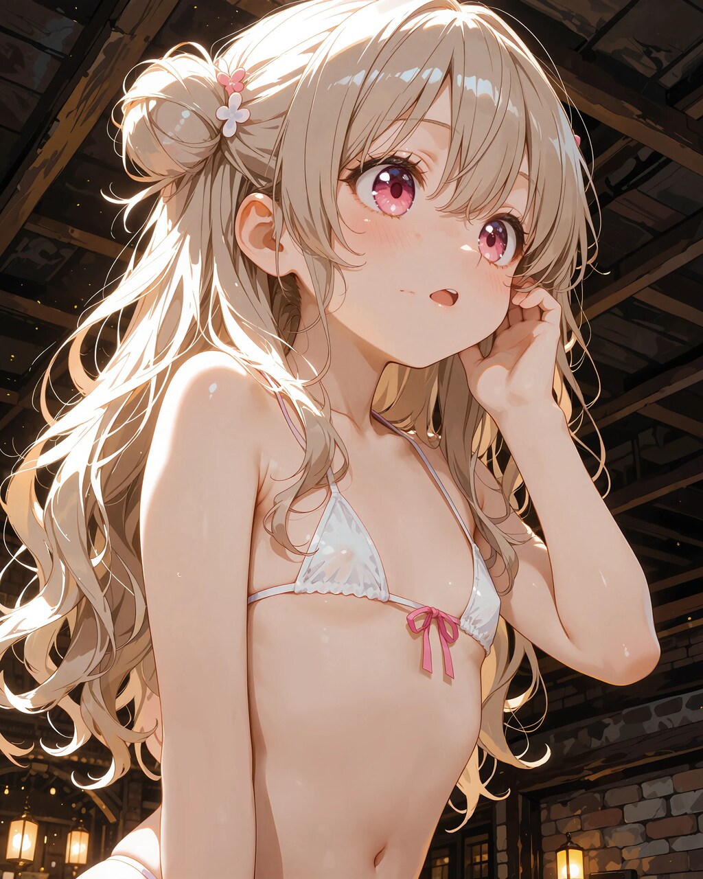 夏・渚・マイクロビキニのさとみん❣️