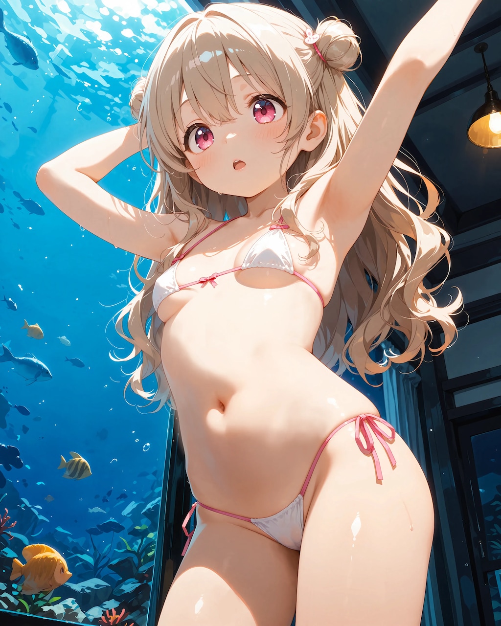 夏・渚・マイクロビキニのさとみん❣️