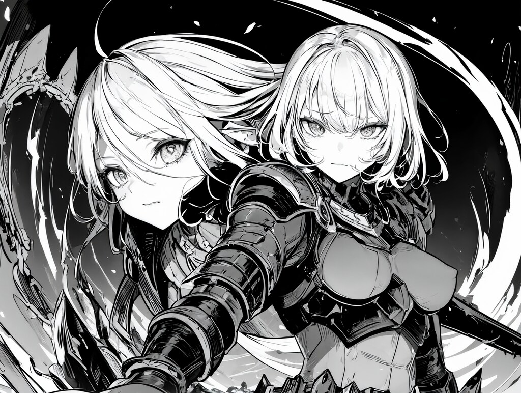 架空戦記(ラノベ挿絵風)