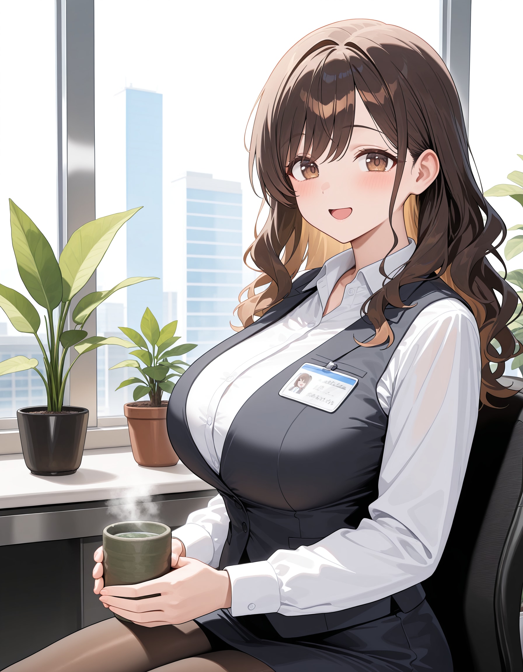 ウェーブヘア | の人気AIイラスト・グラビア