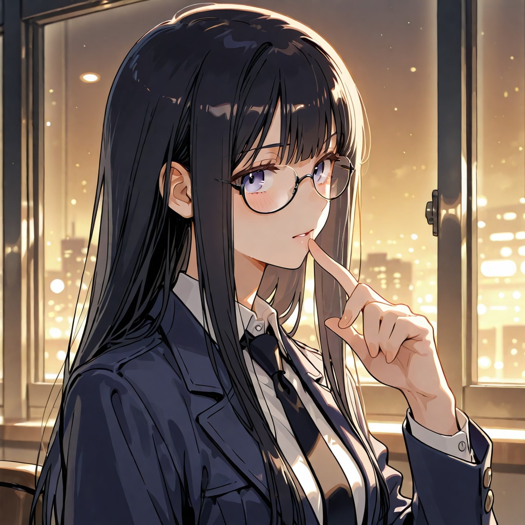 クールな美人女性探偵