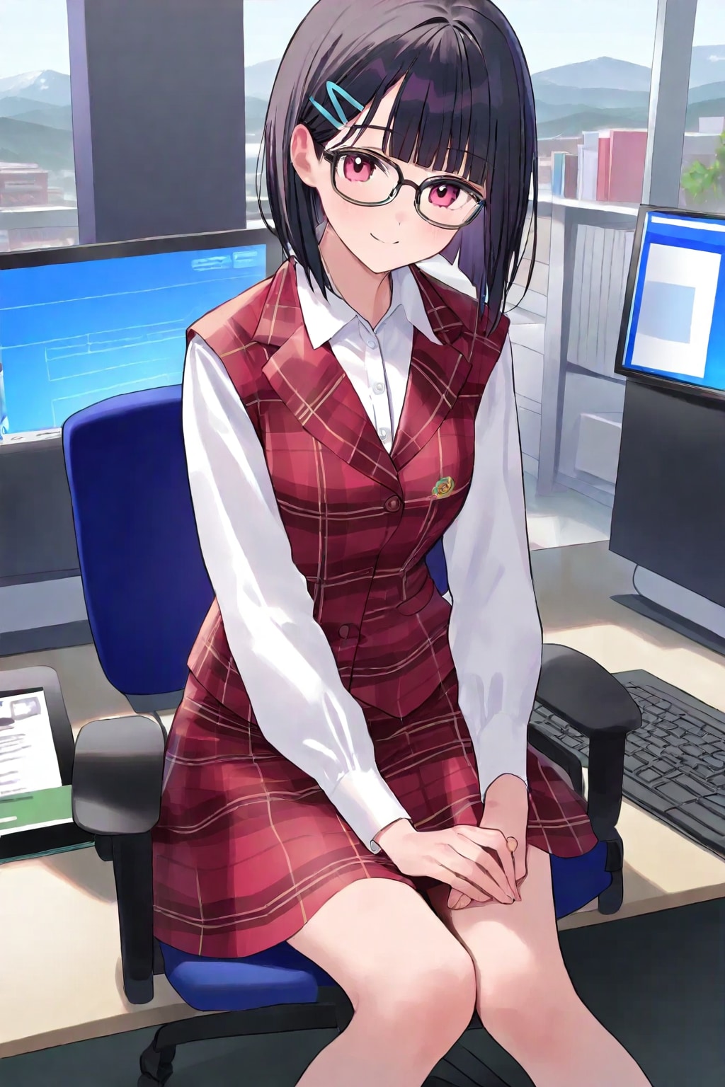 メガネちゃん👓✨の仕事初め✨ | の人気AIイラスト・グラビア