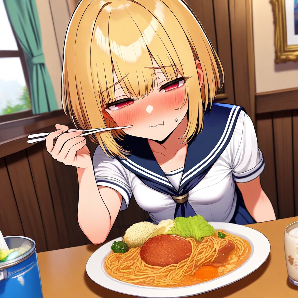16 あー飯を食えペッタン娘