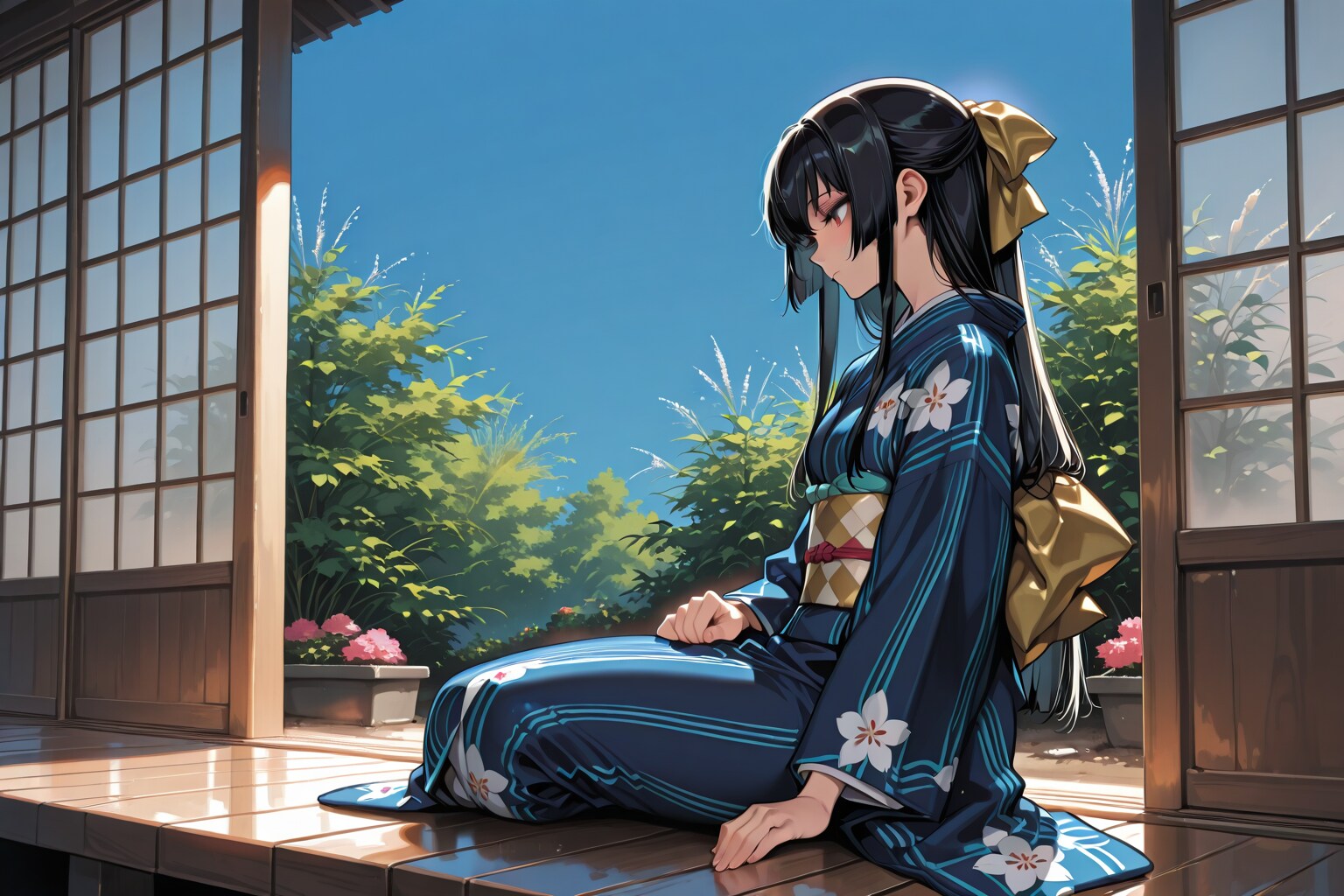 洋服より着物が好きな女の子