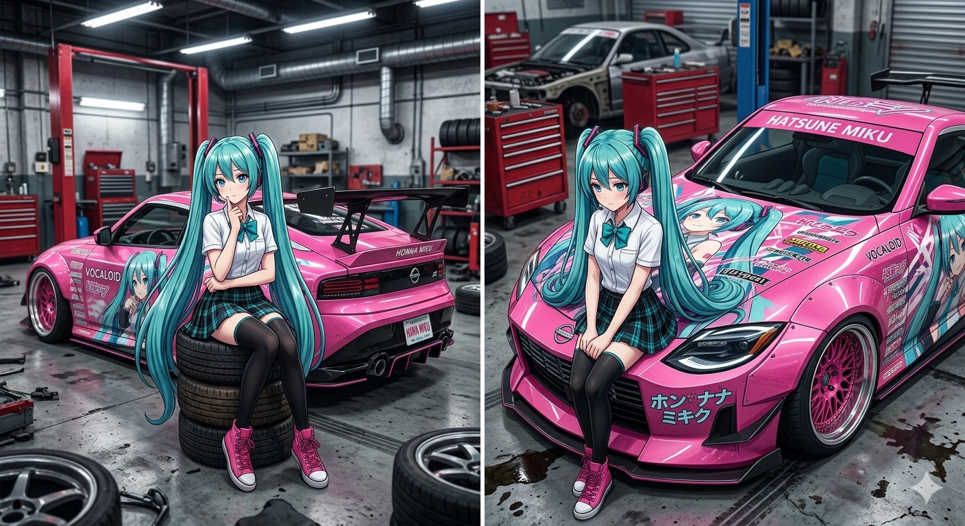 初音ミクとRZ34