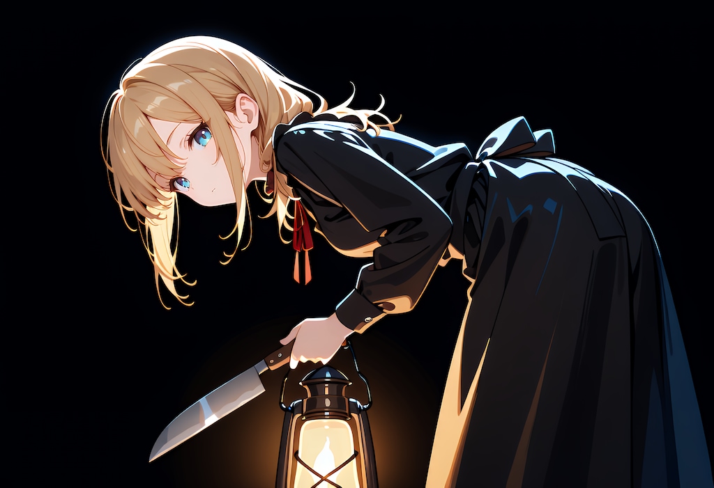 ランタンと包丁