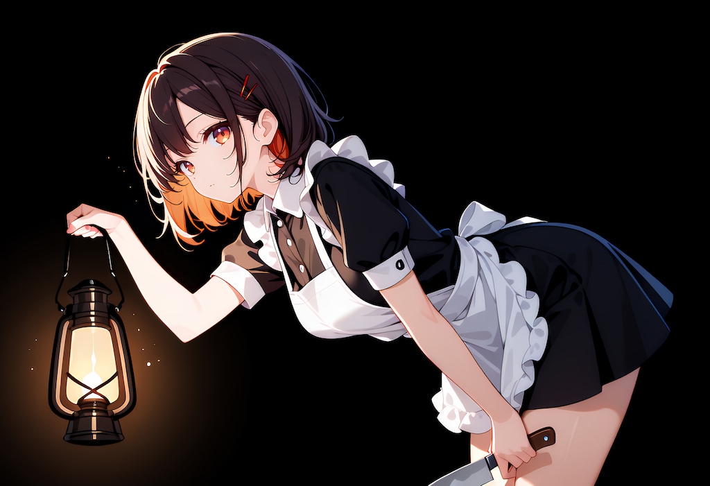 ランタンと包丁