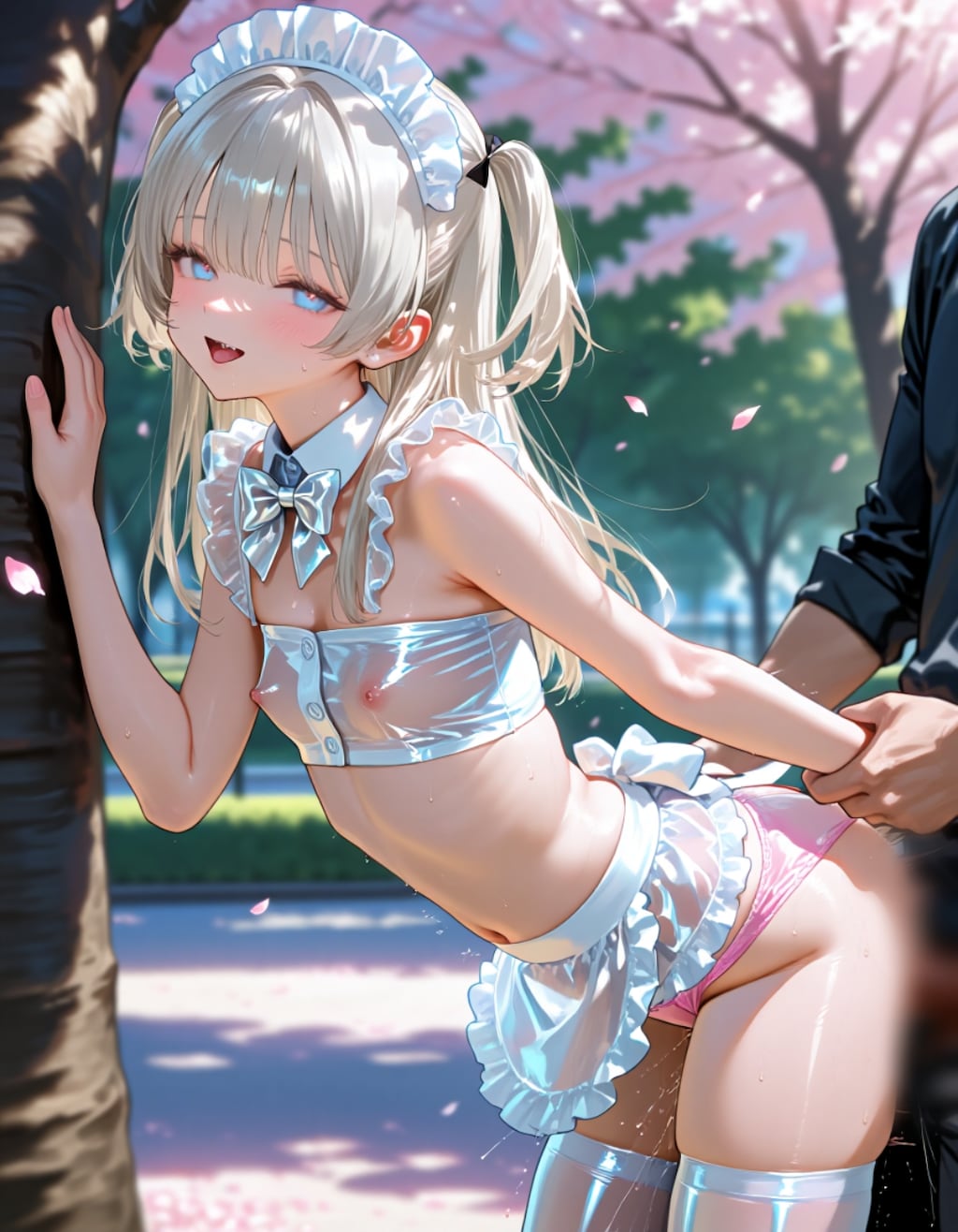 ご主人様こんなところで…