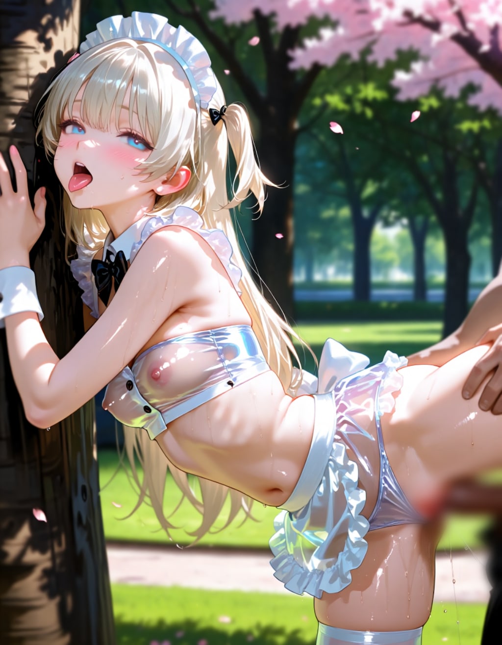 ご主人様こんなところで…