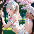 ご主人様こんなところで… 4枚目