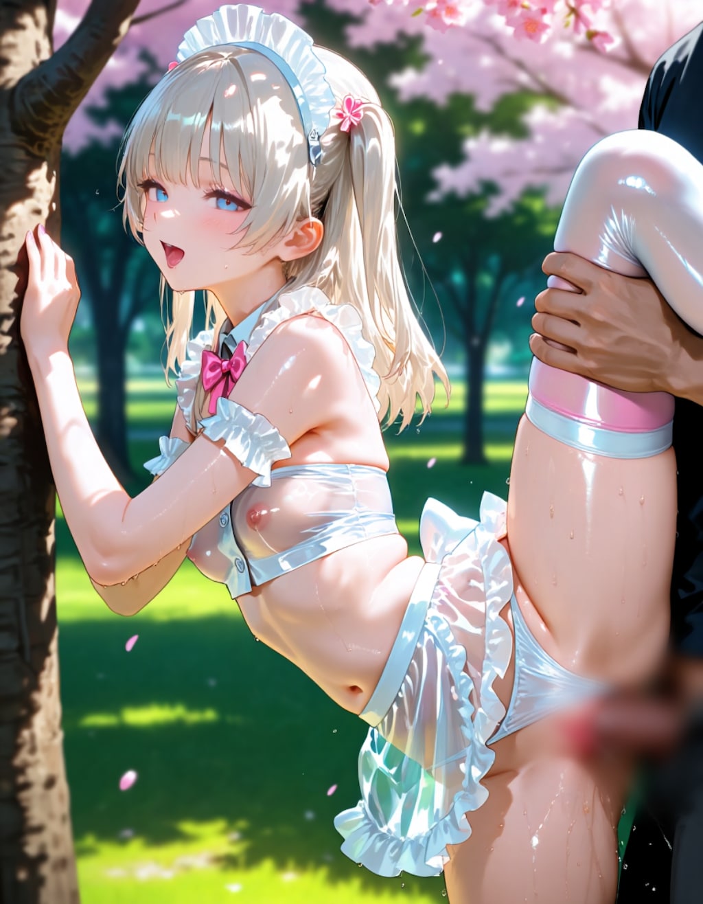 ご主人様こんなところで…