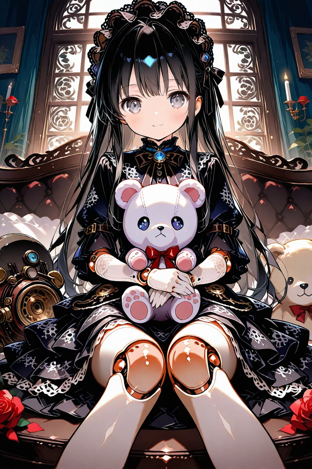 黒白(こくはく)の少女