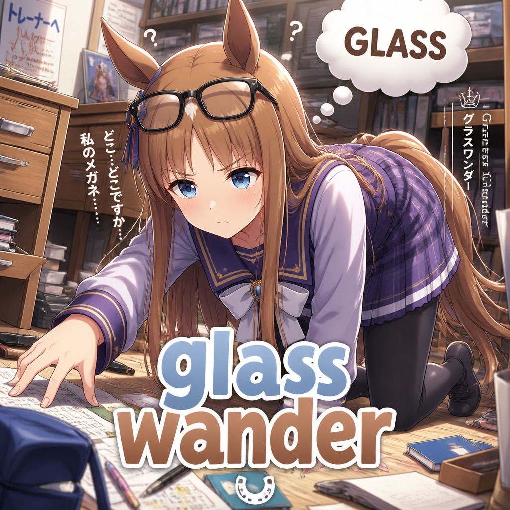 眼鏡を探し彷徨う
