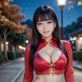 チャイナドレスの美女 6枚目