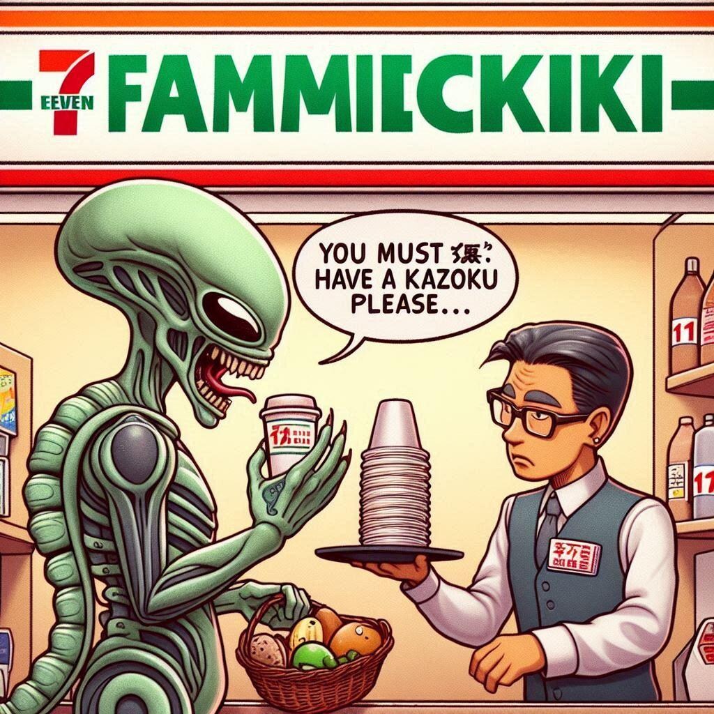 今日のファミチキください(くにへ　かえるんだな94)