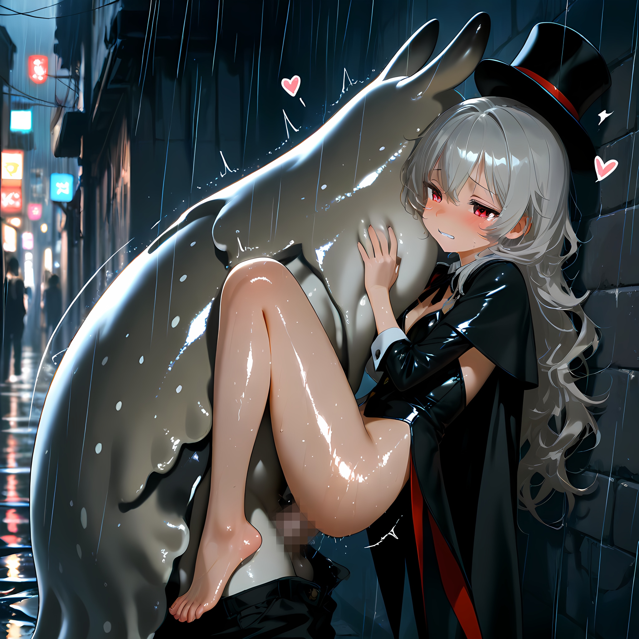 女の子達がウミウシ系モンスター達に・・・