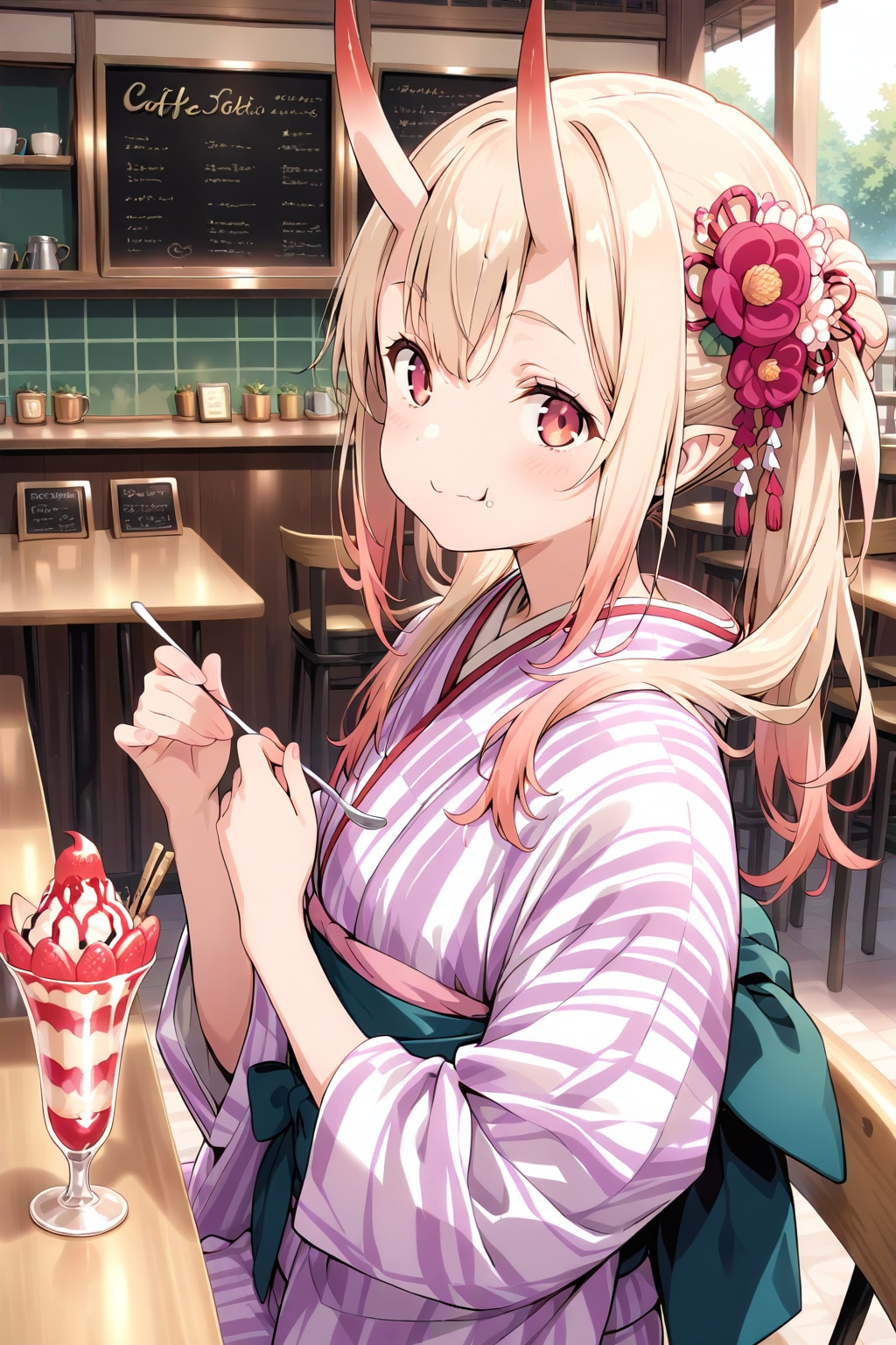 HARPYでカフェオニ | の人気AIイラスト・グラビア