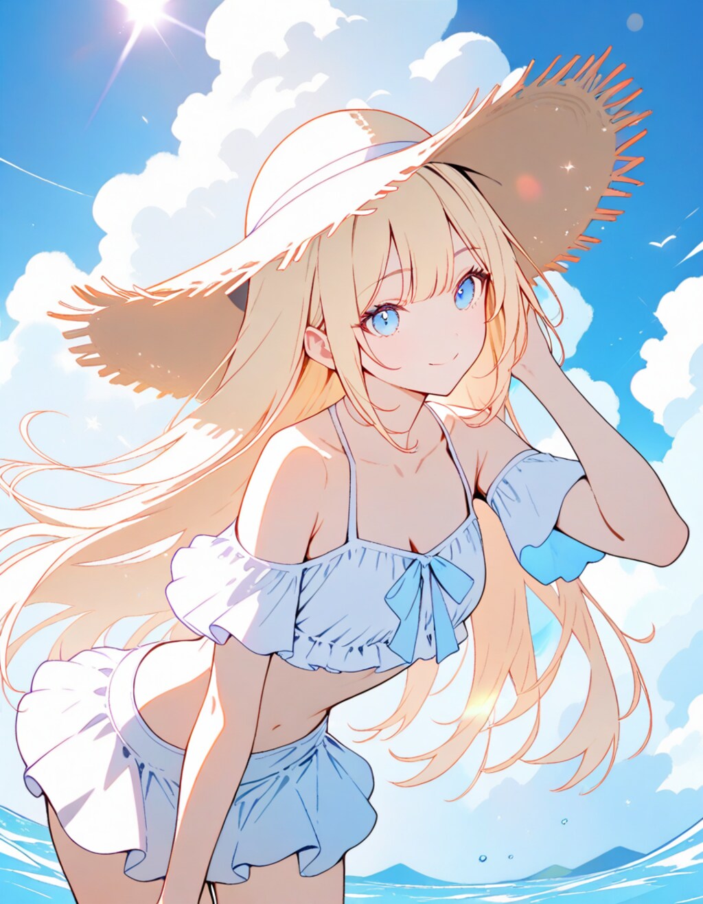 夏の海と四季姉さんズXL