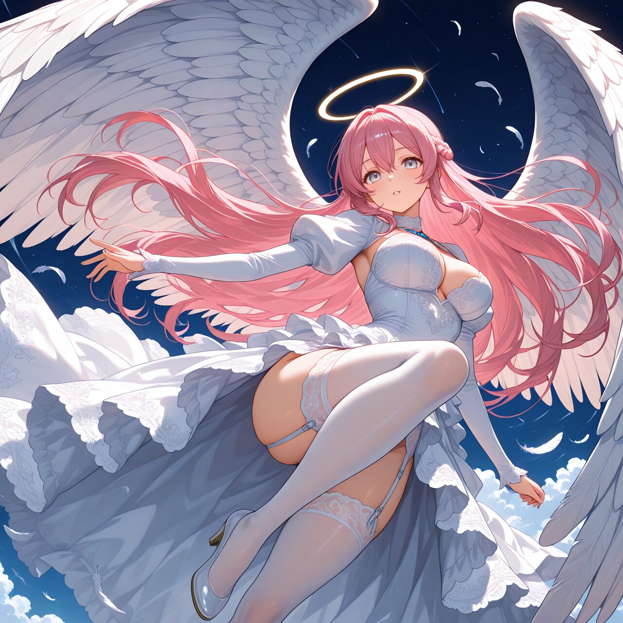 成層圏の天使 | の人気AIイラスト・グラビア