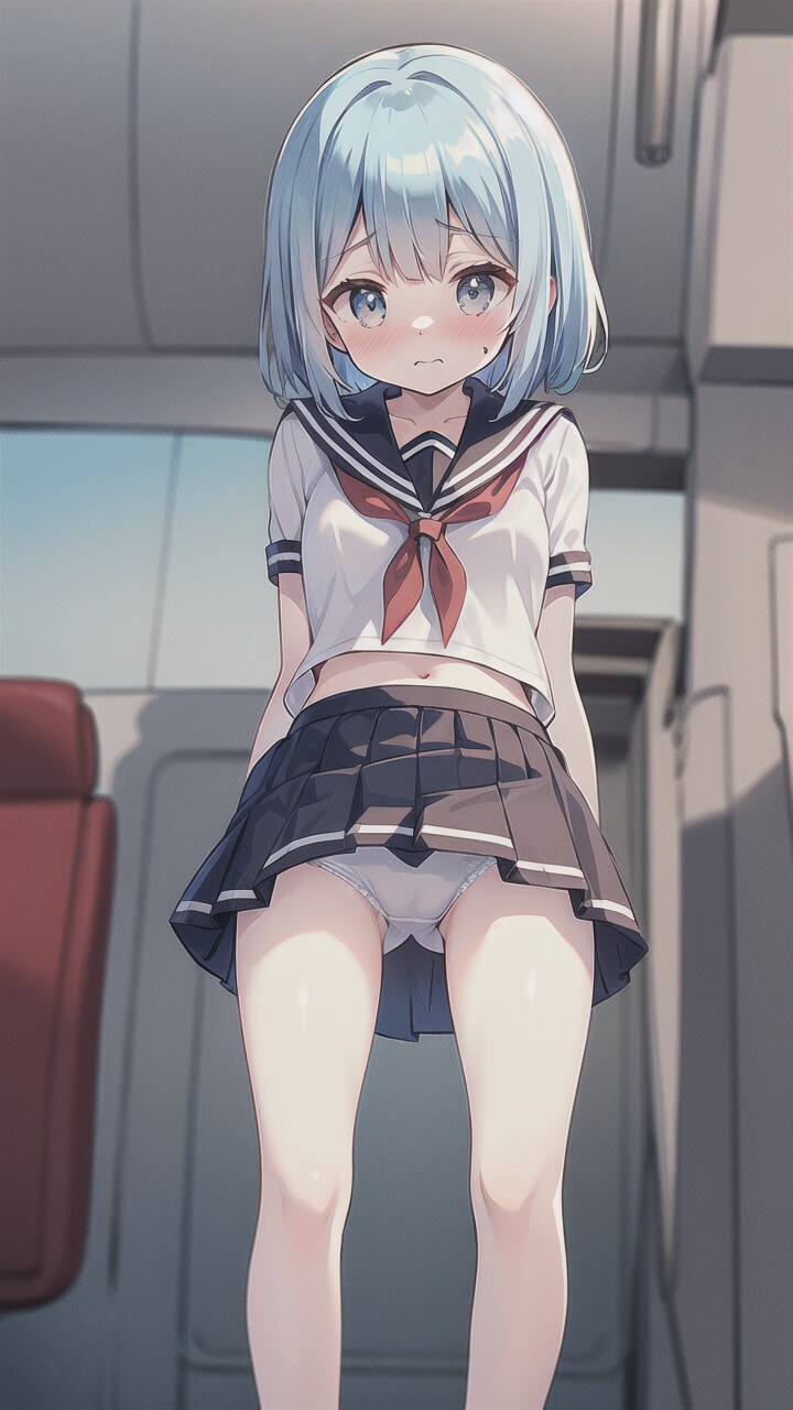 スカート、みぢかすぎだよぉ。。