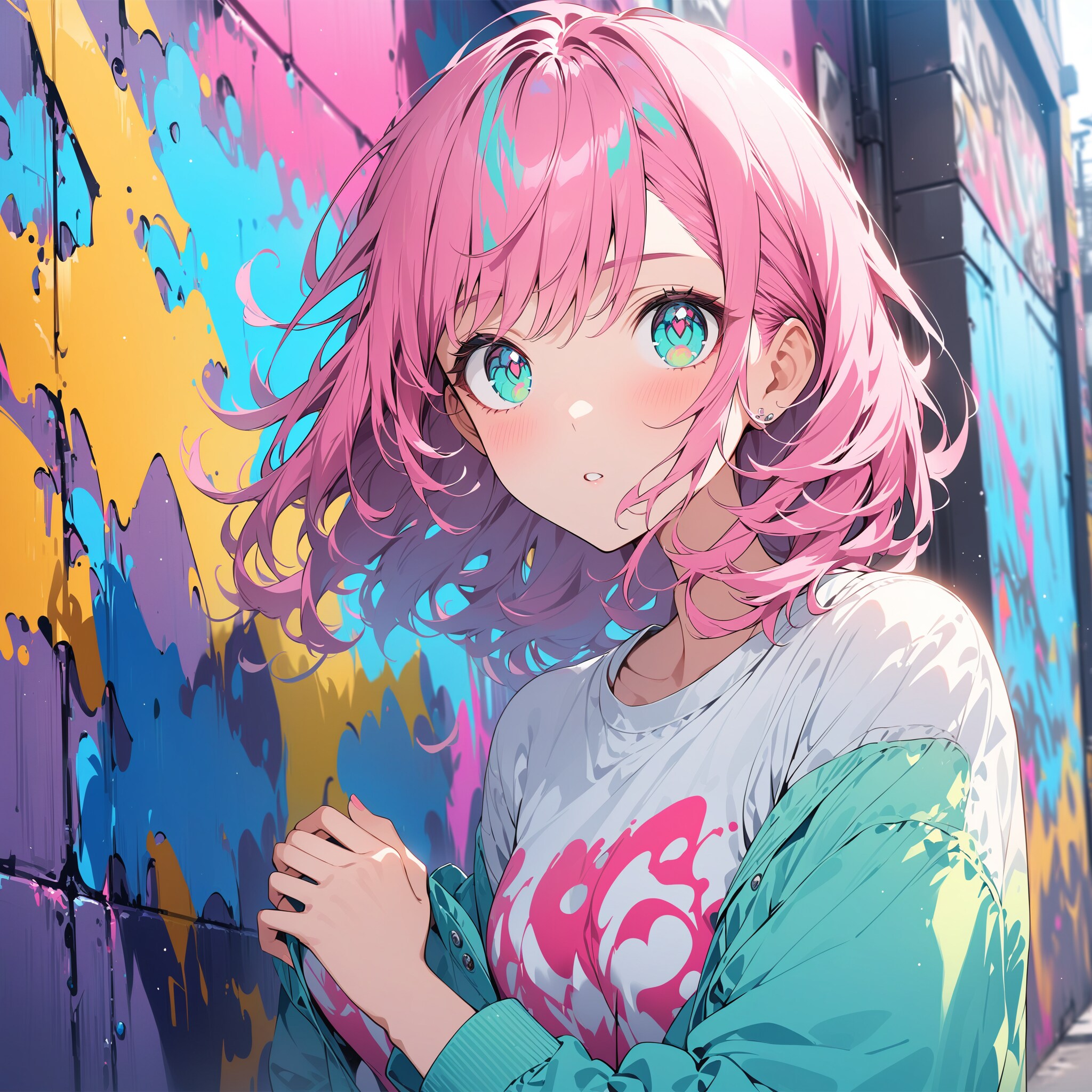 ピンクの女の子